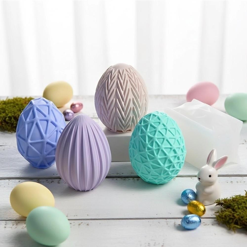 Striped Pattern Silicone Candle Mold Handmade Craft Epoxy Resin Mold  Craft Making