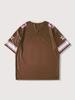 New breathable and casual 3D alphanumeric printed simple fashionable soft and comfortable men's T-shirt for summer 2025