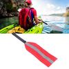 Kayak Safety Flag Multipurpose Oxford Cloth Towing Canoe Red Warning Flag With Reflective Strip for Bicycle Boats Small