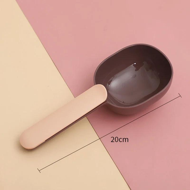 Pet Food Scoop Cat Food Dedicated Measuring Spoon Pet Food Shovel with Handle Closure Clip Multifunctional Pet Feeding Spoon