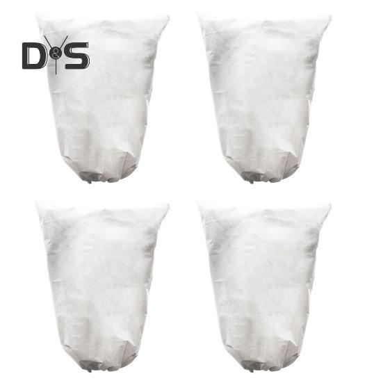 

4 шт. чехлы для растений защита от заморозков затягивающийся шнурок защитный мешок для растений противоморозный тканевый мешок для кустарника плодового дерева S