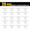 20PCS Hardware Flare Fender Clips Mounting Fit Jeep Wrangler JL Gladiator 18-20