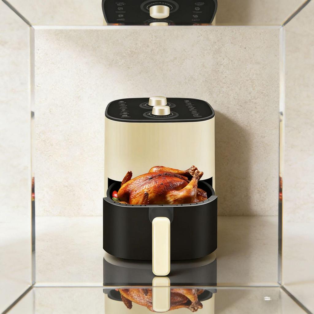 Moderná 6L veľkokapacitná teplovzdušná fritéza – Multifunkčná, bezdymová elektrická rúra