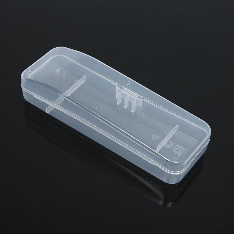 Men Universal Shaver Storage Box Handle Box Full Transparent Plastic Case Razor