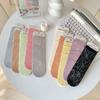 Summer Lace Hollow Out Socks Breathable Mesh Loose Long Socks Women Korean Fashion Thin Breathable Harajuku Vintage Crew Socks