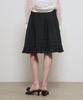 General Idea Lace Flare Midi Skirt [Black] / Gf2Lsk509