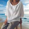 European & American Style Loose Fit Long Sleeve Top - Women's Classic Autumn Round Neck