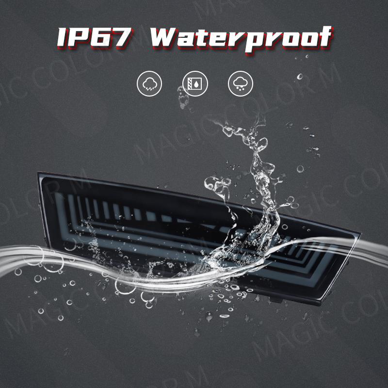 For Tesla Model Y     3-in-1 Functions Rear Running Light Brake Dynamic Yellow Turn Signal Lamp LED Pilot Light