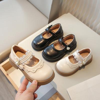 Girls Princess Leather Shoes Spring Autumn Children Causal Mary Jane Shoes Fashion Thick Bottom Lolita Kids Party Dress Shoes