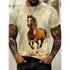 Men's Animal Printed 3D T-shirt