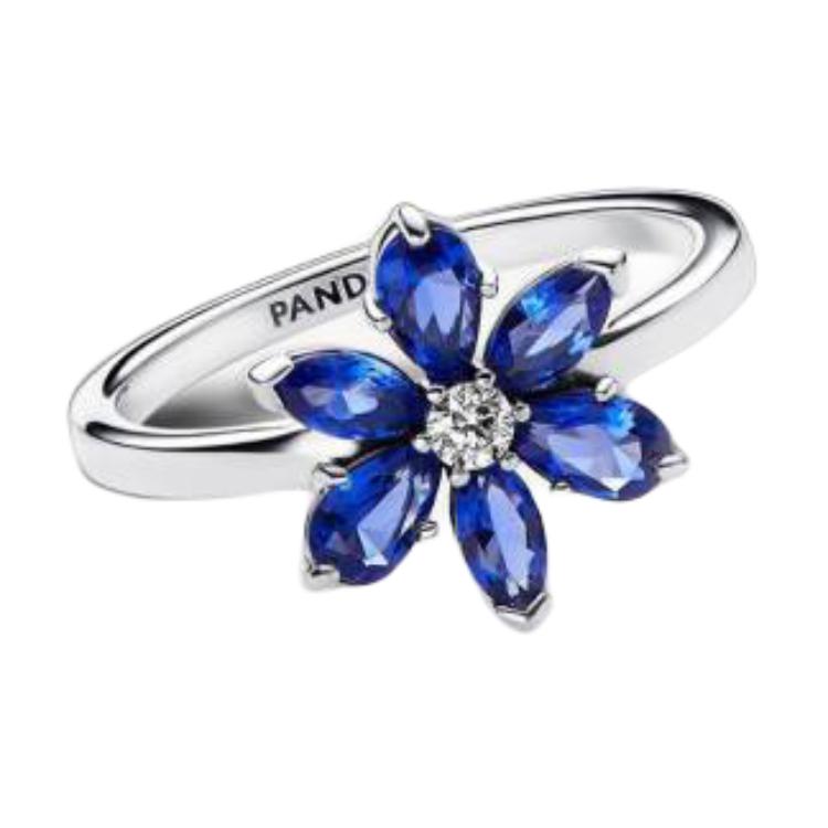 

Pandora Floral Shaped Ring Women rings Silver 193000C01 Box,50mm