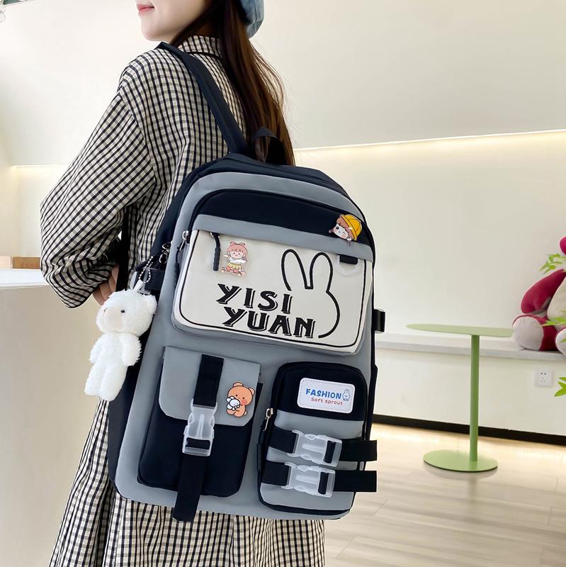 Симпатичный школьный рюкзак для девочек младшего школьного возраста — фото 17