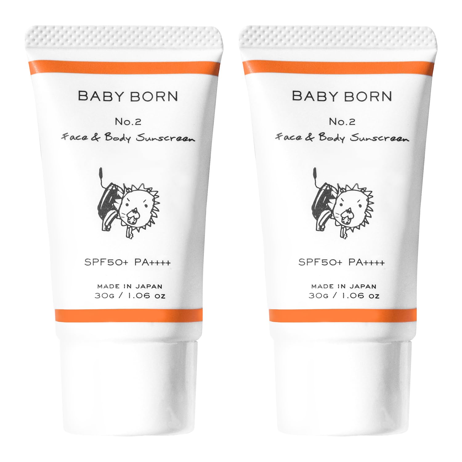 

BABY BORN Face & Body Sunscreen UV Milk SPF50+ 30g (2 pieces)