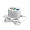 Fast Charging USB Charger 6 in 1 USB HUB Adapter US/EU Power Strip Charger  Extension Socket
