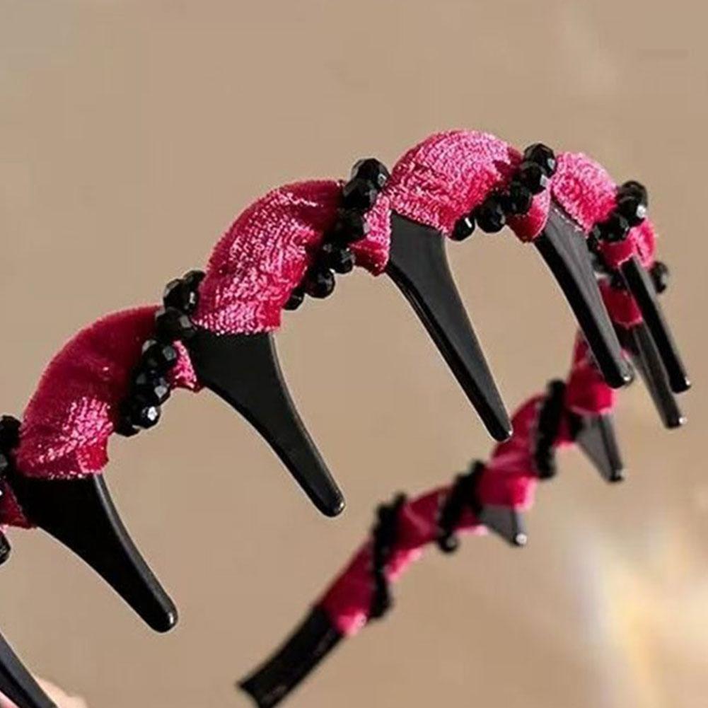 3Pcs Elegant Headband Vintage Hairband Fashion Non-slip Hairband Fashion Hair Accessories Gifts for Women Girls