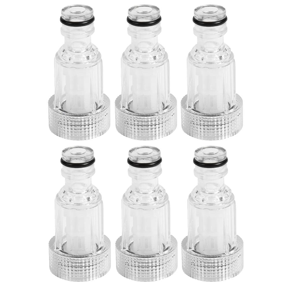 

6 шт. 175 фунтов на квадратный дюйм мойка высокого давления фильтр для воды соединение автомобильная стиральная машина универсальный ниппель для Karcher K2-K7 серии стиральная машина