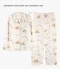 Cotton Silk Padded Maternity Nursing Pajama Set with Side-Opening Bra