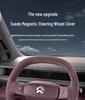 Nio ES8 Steering Wheel Cover: Suede Flocking, Magnetic, Ultra-thin, No-Sew, All-Season, Anti-slip for 26 Models