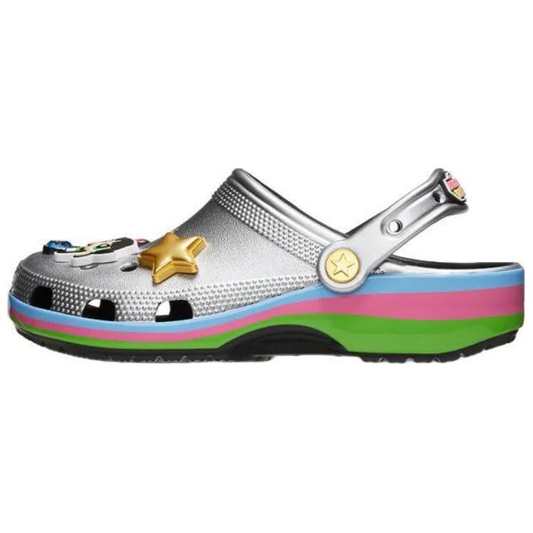 Crocs Classic Clog Silver Unisex 210256-001 45-46
