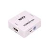 HDTV to AV Converter Box: White Series HDMI/VGA/AV Connector for Game Console to TV