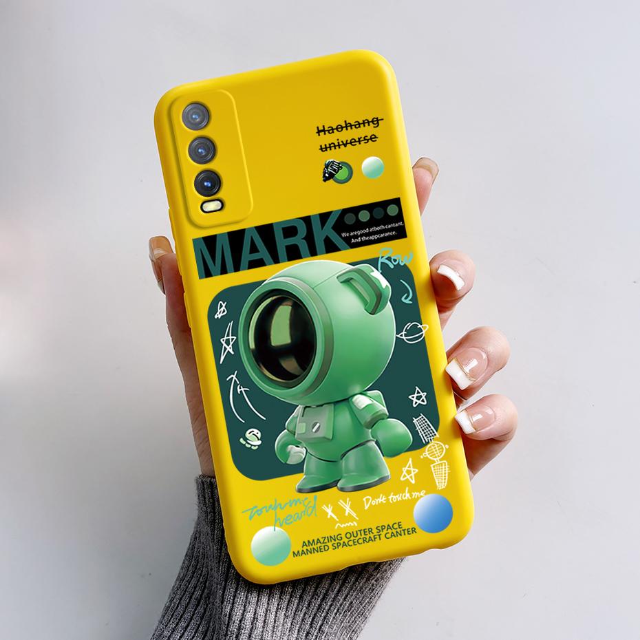 Soft Case For Vivo V2027 Cover Vivo Y11s Y12s Y12a Y20 Y20s Y20i Phone Cases Cute Rabbit Panda Pattern Silicon Capas For Y20 20S