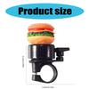 Loud Crisps Bicycles Bells Aluminum Alloy Bike Bells Clear Sound Small Cartoon Bikes Bells for Mountain Bikes Handlebars