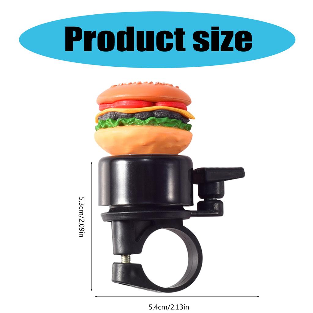 Loud Crisps Bicycles Bells Aluminum Alloy Bike Bells Clear Sound Small Cartoon Bikes Bells for Mountain Bikes Handlebars