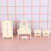 1 Set Miniature European Bedroom Furniture 1:12 Dollhouse Kitchen Scene Cooking Table Sink Cabinet Model Toy Dolls Accessories
