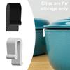 4Pcs Oven Lid Protector Clips Cookware Protector Clips Cookware Protectors Pan Clips For Display Storage Stacking