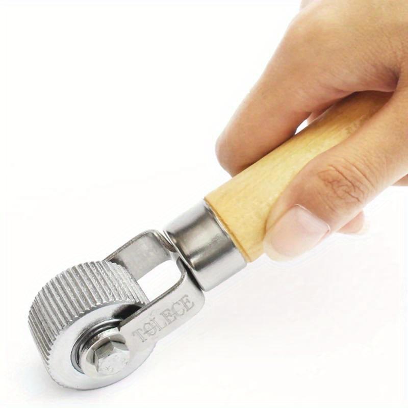 Car Tire Repair Kit Roller Auto Patch Roller Motorcycle Wheel Repair With Wooden Handle Tire Repairing Tool For Cars Accessories