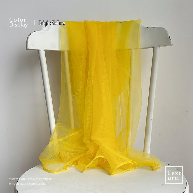 Ancient Style Classroom Scene Gauze Curtain and Table Runner