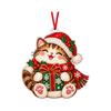Christmas 2D Acrylic Hanging Ornament Cute Holiday Decoration for Kids