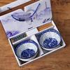 Blue and White Porcelain Tableware Gift Set