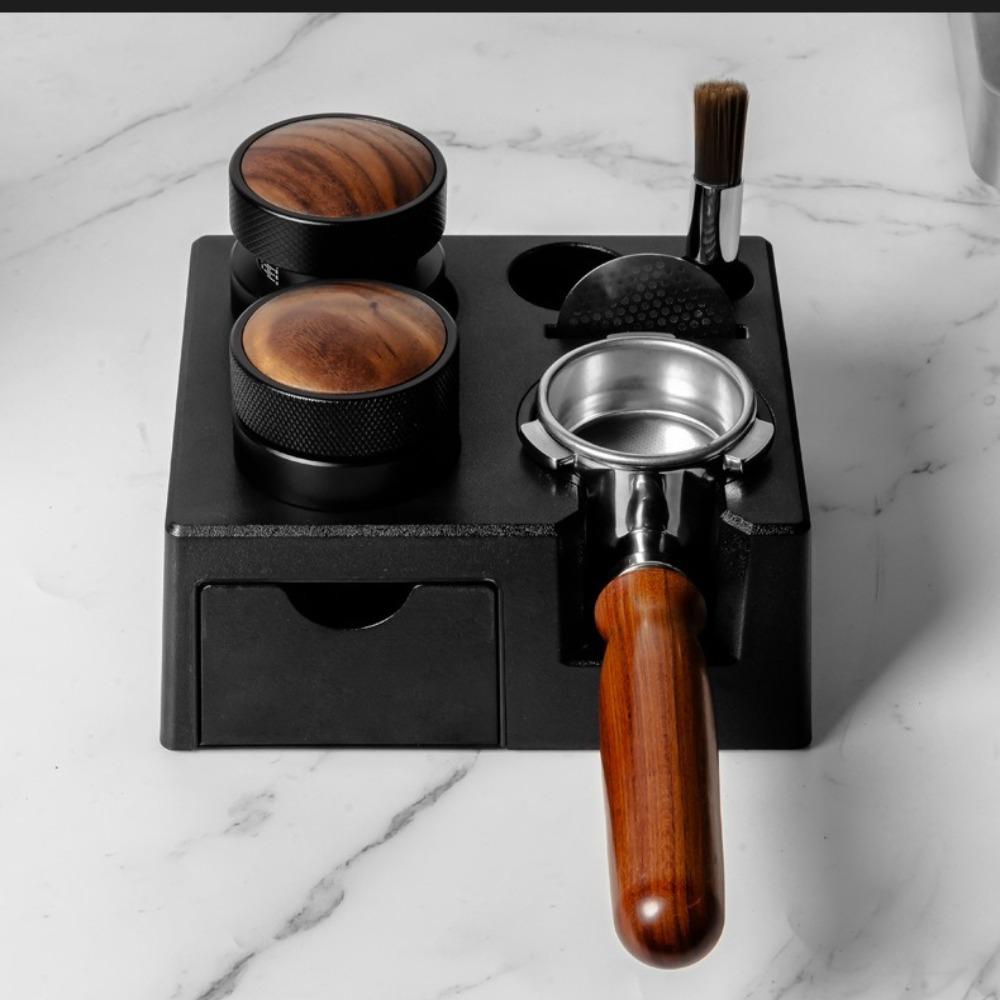 Platzsparendes Espresso-Zubehör Multifunktionale Kaffeegeschirr-Aufbewahrung Kaffeestation-Organisation