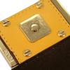 Fendi 8BS039 Shoulder Bag Yellow Leather Women
