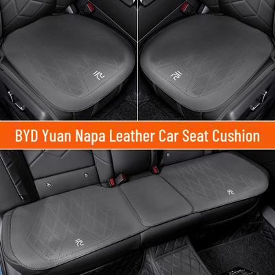 BYD Yuan Pro/Plus All-Season Leather Seat Cushion Set – Universal Fit, 3-Piece
