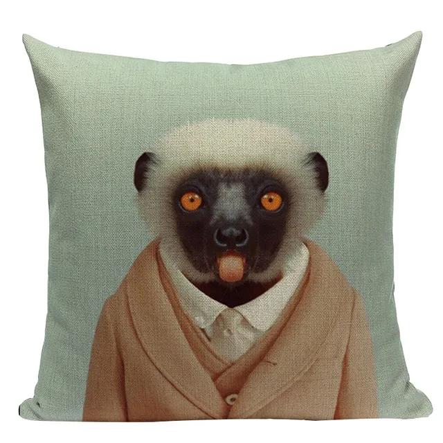 Cute Cartoon Animals Koala Panda Bear Polyester Sofa Home Pillows Cover Decorative Cushion Cover Almofadas Pillowcase