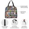Complete Works Of Stephen King Insulated Lunch Bag for Women Children Leakproof Food Boxes Thermal Lunch Box Tote