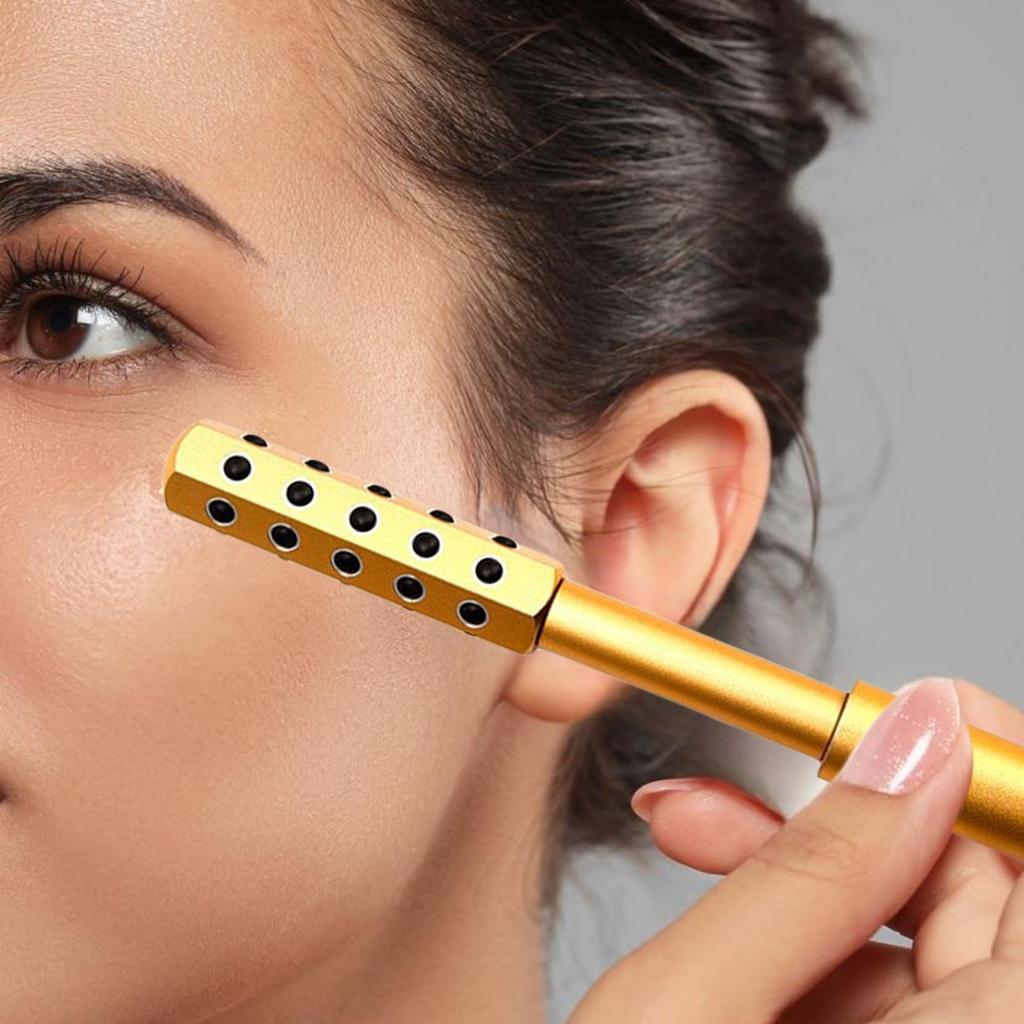 Face Roller Uplift Massaging Beauty Roller Lifting Depuffing Firming Portable Massager for Sculpting Contouring Travel Facial