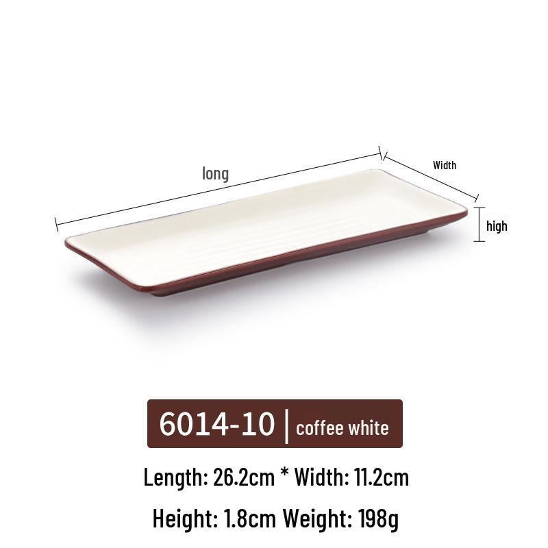 Kaibaiya Melamine Rectangular Sushi & BBQ Tray