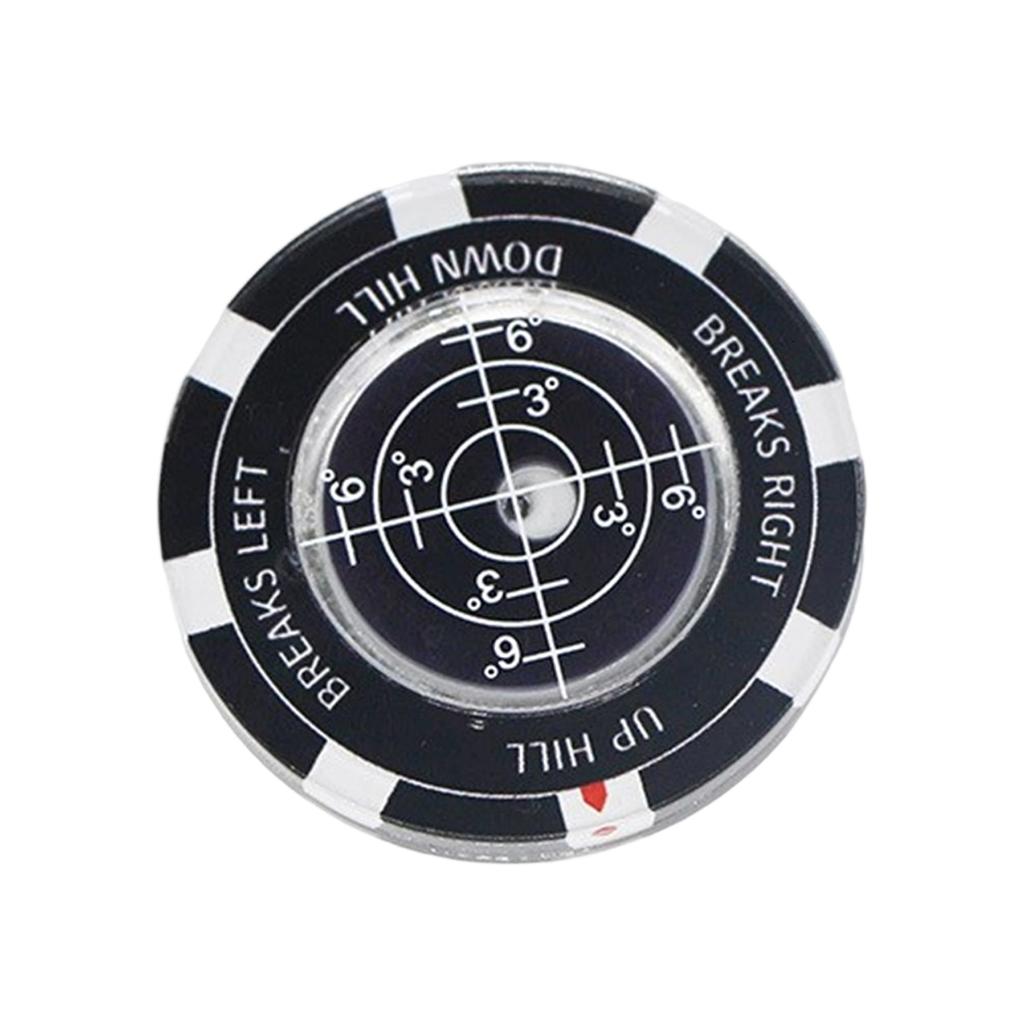 High Accurate Golf Ball Marker for Improved Putting Skills Round Spirit Level for Enhancing Accuracy