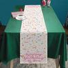 Dining Table Cloth Placemat Happy Birthday Decoration Table Cloth Placemat Color