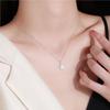 S925 Sterling Silver Snowflake Zircon Necklace | Women's Sweet Luxury Fashion Choker | Fresh Niche Clavicle Design