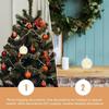 Housoutil 10Pcs Hanging Tealight Candle Hoder Hanging Glass Globe Orbs Plant Terrariums Wedding Candle Holder Candlestick for Christmas Ornaments