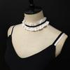 Perfect Match Neck Decoration Fake Collar Women Ribbon Ruffled Neck Stand Ruff Collar Tie Girl Cosplay Necklace Accessories