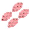 4pcs Palm Shaped Massage Glove Manual Glove Massager with 7 Roller Balls for Body Massage