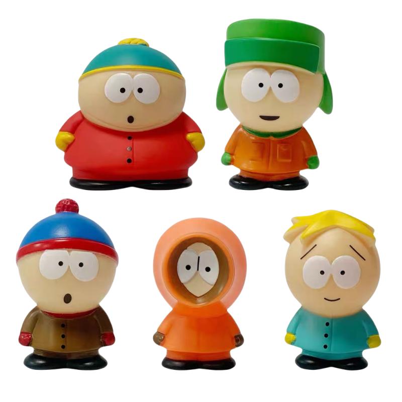 

Hot South North Park Mini Figures 5pcs Southpark Anime Figure Pvc Cute And Charming Adorable Room Tabletop Collectble Dolls Models Playthings Gifts