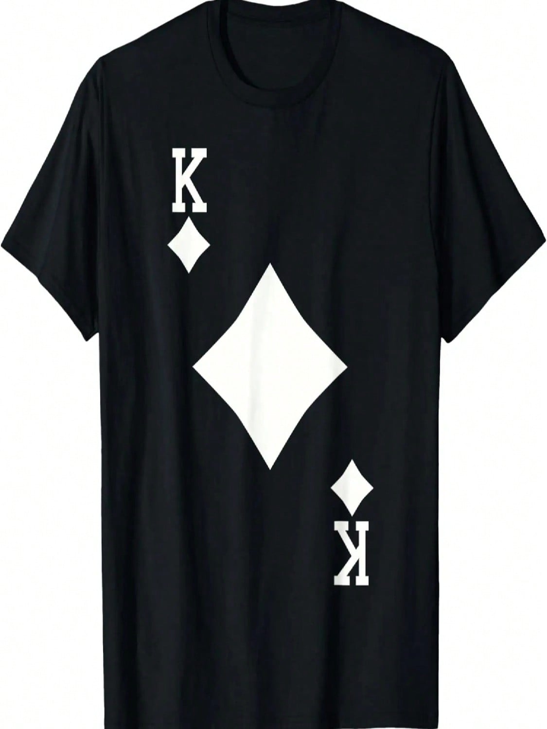 King Of Diamonds Card Halloween Costume Dark T-Shirt S разноцветный