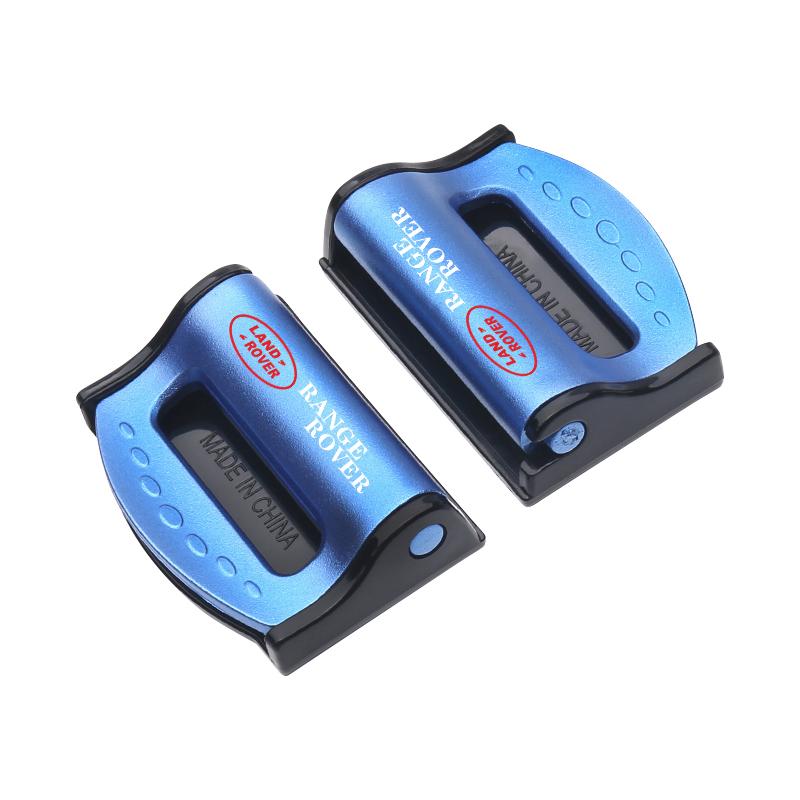 2pcs Car Seat Belts Clips Safety Adjustable Stopper Buckle Clip for Land Rover Range Rover Defender Freelander Discovery 1 2 3 Evoque Rover L322 L405