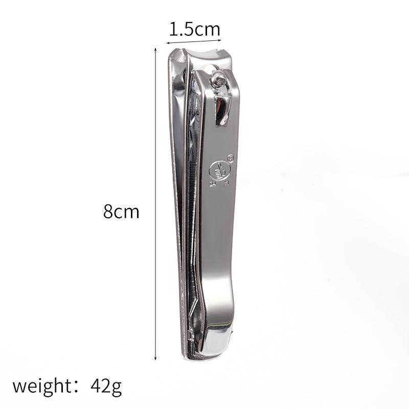 

Очень большие серебристые кусачки для ногтей с дополнительным шлифовальным отверстием для маникюра